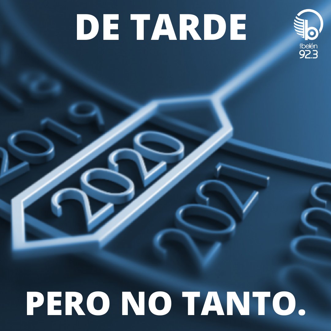 RadioB923fm's tweet photo. MUY BUENAS TARDES‼️ ÚLTIMO PROGRAMA DEL 2019.
#DeTardePeroNoTanto
#5TemasEn1Hora🎶⏳
#DTPNT⏰⌛️
#RadioB3OAños🎶🎵
#FrecuenciaPositiva👏💪 https://t.co/2sXEnjJv09