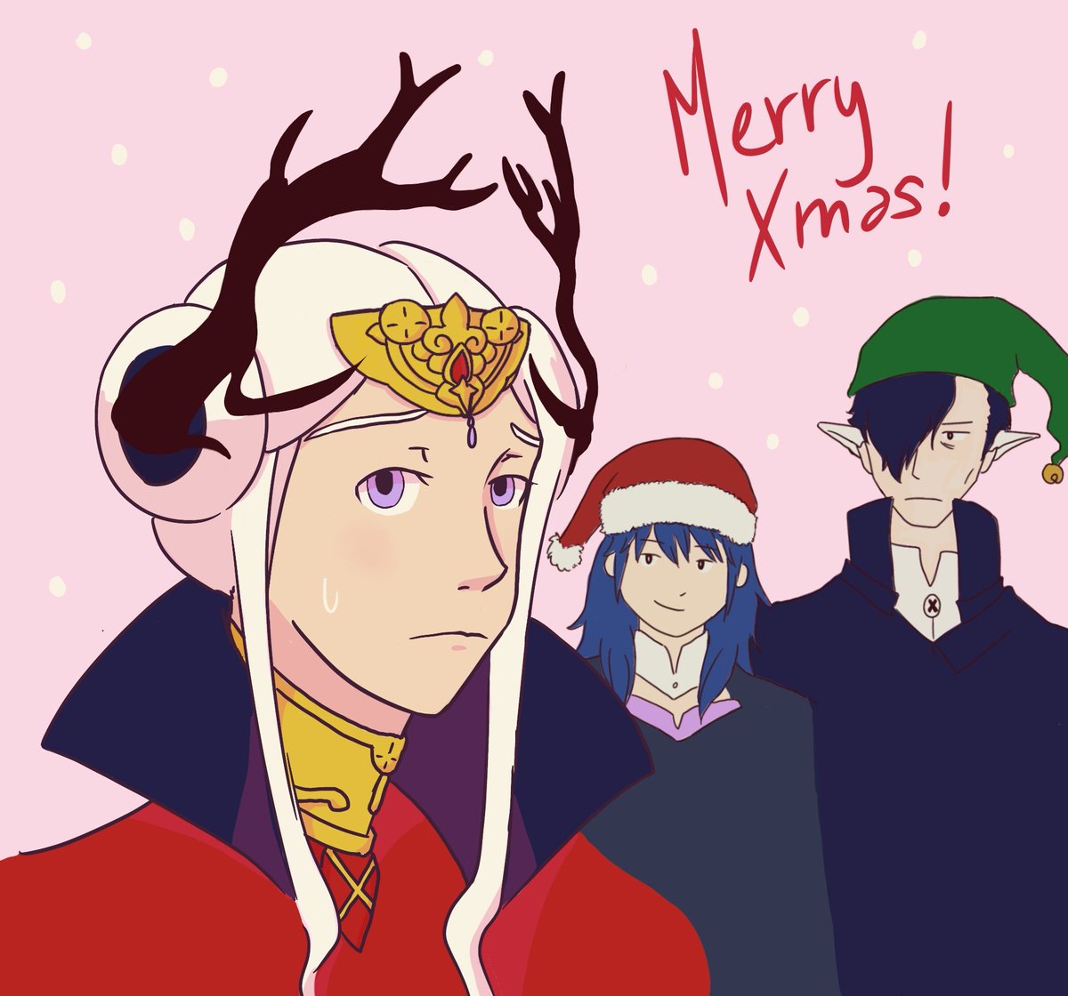 (late) Merry christmas and happy new year from the Adestrian Empire
#fe3h #edeleth #blackeagles #xmas2019