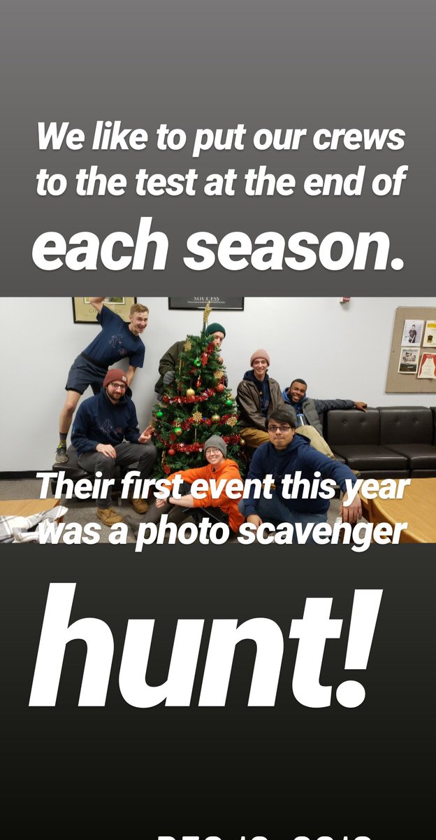 NYSECC_SCA's tweet photo. Nothing like some healthy competition between each crew! Head over to our Instagram story to check out their first event! #nysecc #workhard #playhard #endoftheyear https://t.co/o9Kfz8vit2
