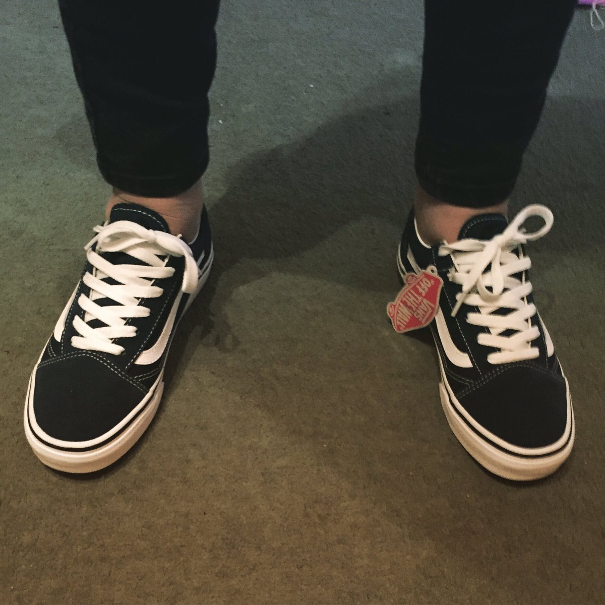 StevieBailey's tweet photo. I’m not saying the Old Dear likes her Christmas present but she’s not taken the new wheels off since trying them on! 🤙🏻 #Christmas #presents #olddear #vans #sneakers #newwheels https://t.co/LERj4mWaTn