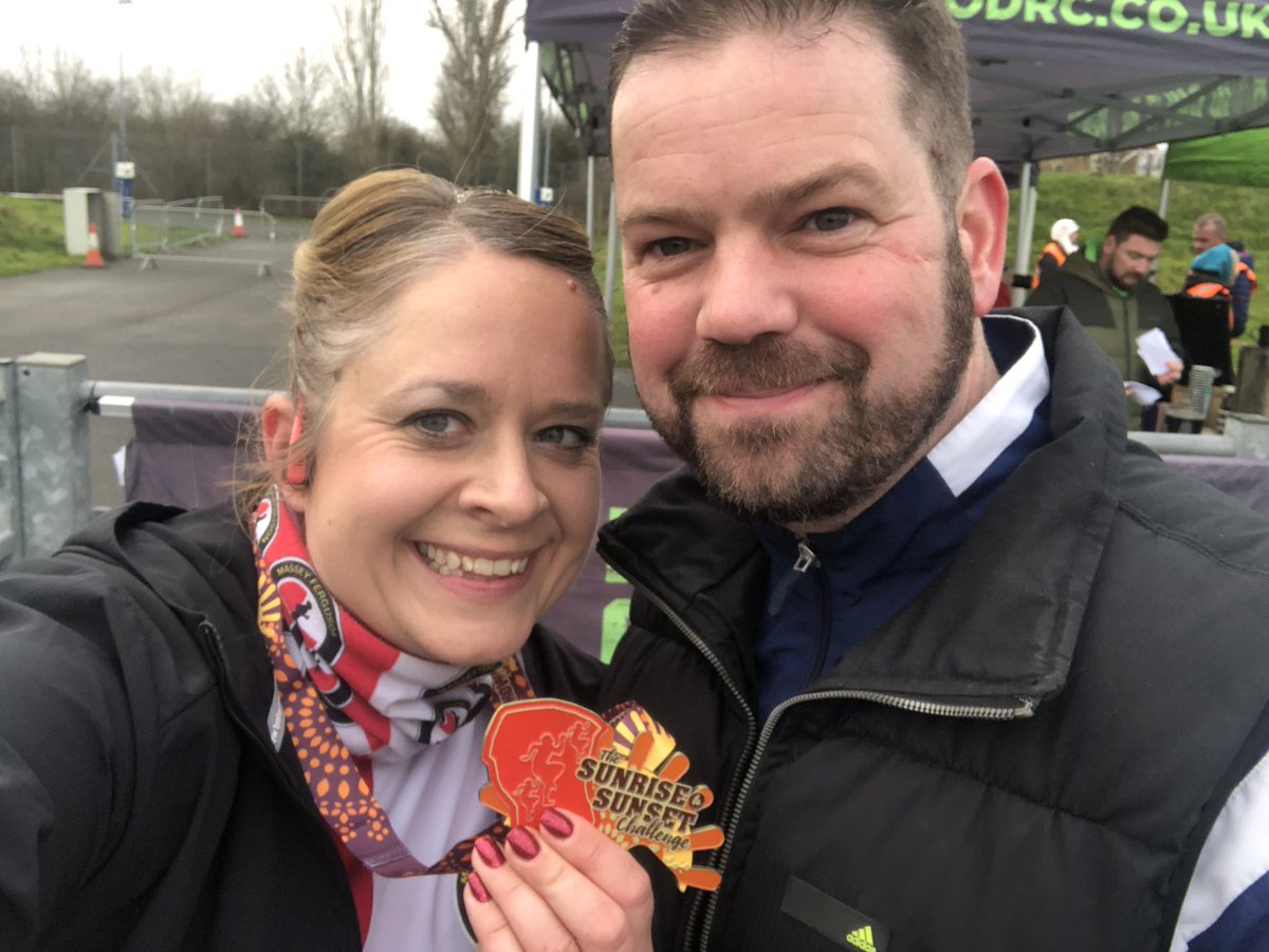 binkybunny7's tweet photo. What better way to spend Friday than running 43 laps of a cycling track to nail my 8th marathon of 2019? A tough mental challenge but got the job done, another great event from @codrcraceteam 👊🏻 Thanks to @HamerKenny for the support towards the end #RunningFriend 🏃🏼♀️🏃🏻♂️😘 https://t.co/3Jp5yspR1p