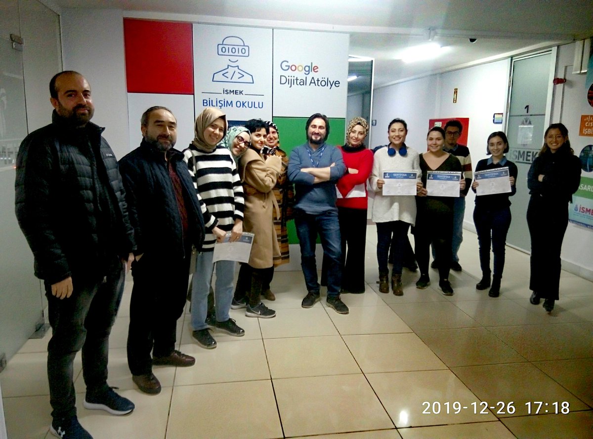 fthgk's tweet photo. 2019 - 2020 dönemi 2. Dijital Pazarlama İnternet Reklamcılığı kursunu tamamladık. Güzel bilgiler paylaştık, bir eğitimin daha sonuna geldik. Arkadaşlara işlerinde başarılar diliyorum. Tekrar görüşmek üzere :) #google #ads #reklam #seo #adwords #dijitalpazarlama #eğitim #fatihgök https://t.co/83UUd4j59M