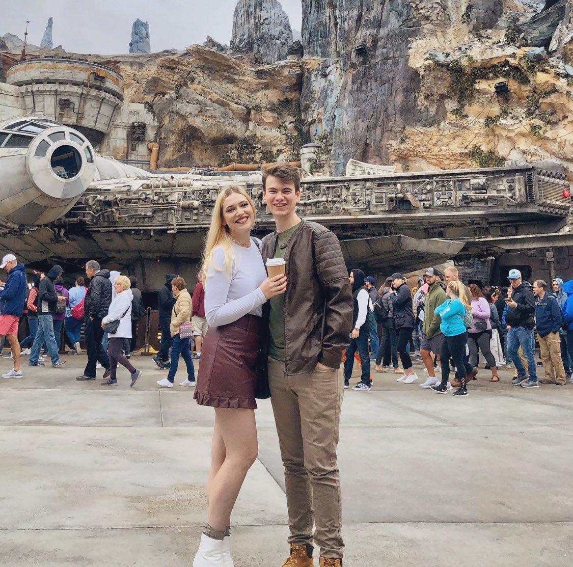 LeannaParsons's tweet photo. Fun fact: Joel and I were both at Star Wars Celebration 2016. He met Mark Hamill and I met Carrie Fisher but didn’t meet each other for a few weeks after that 💥 https://t.co/b5FhT0kLYl