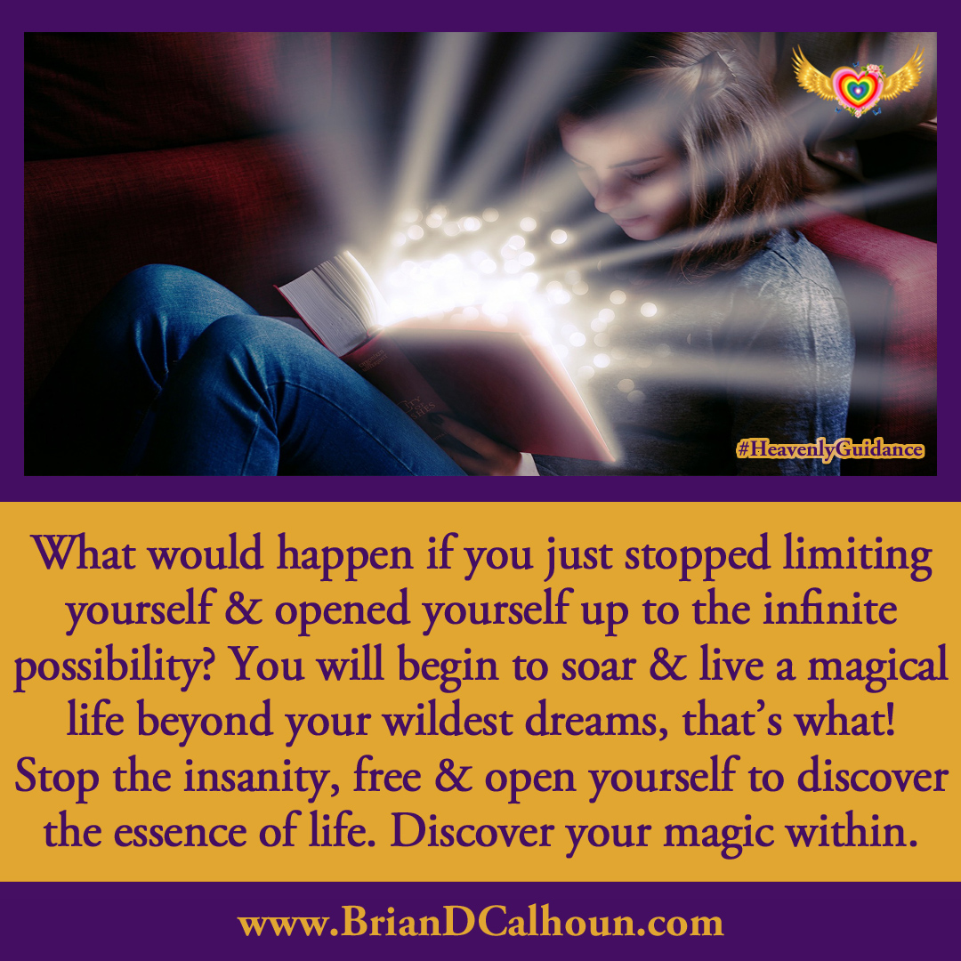 Discover the magic within today!  #livingwithoutlimitations #magic