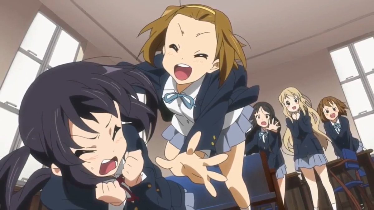 We were blessed with different angles of the newly recruited keionbu members K-on! (Season 1)          Eiga K-on!
