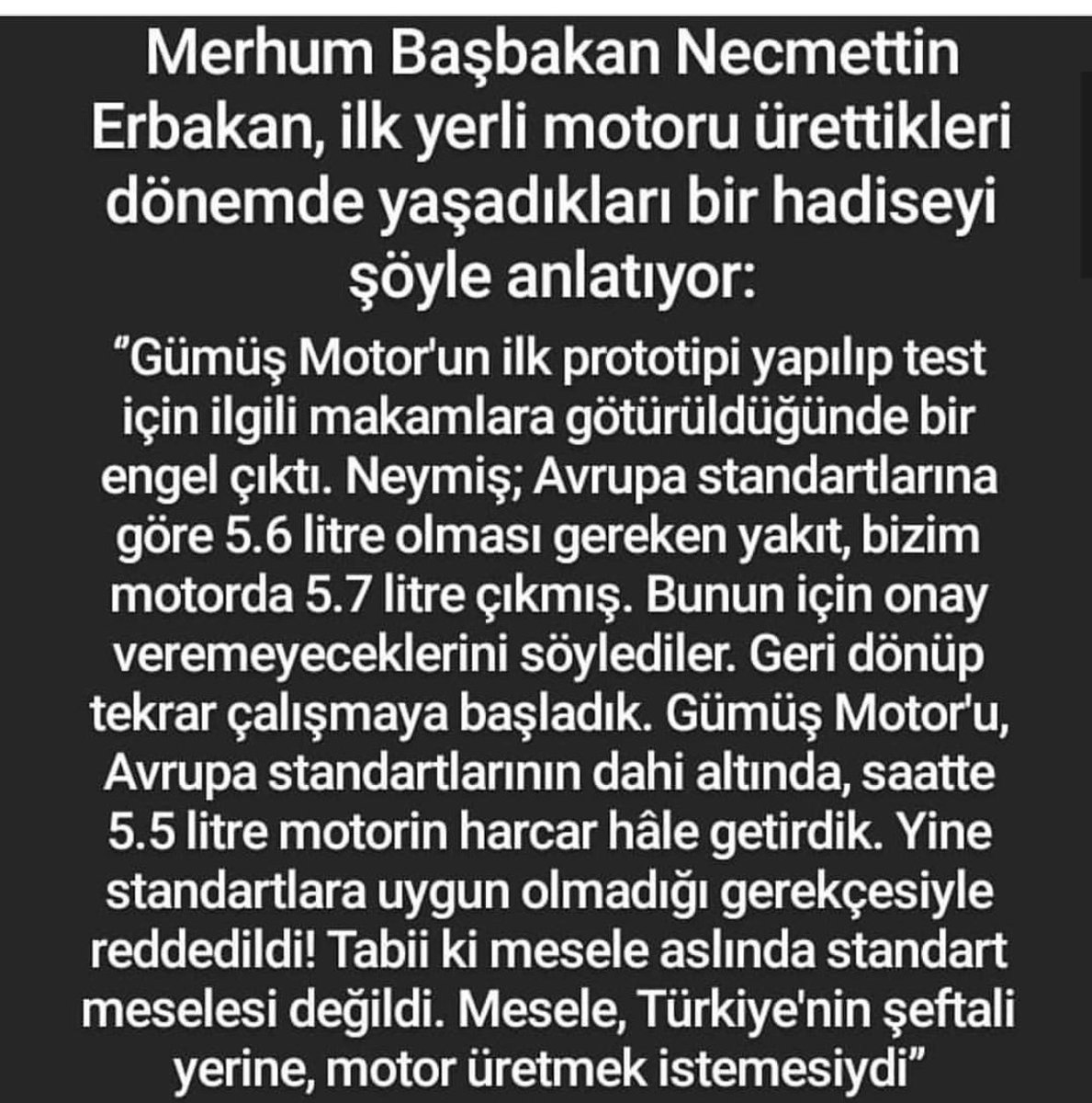 @mmustafa_571 @cananreisci @hulyayurt_ @gtatlipinarofc @ilknuryy1 @imantahtasi_ @KbraRt78353736 @2MetinR86711801 Bunu da eklemek isterim.
Mesele Türkiye’nin şeftali değil,motor üretmek istemesiydi.