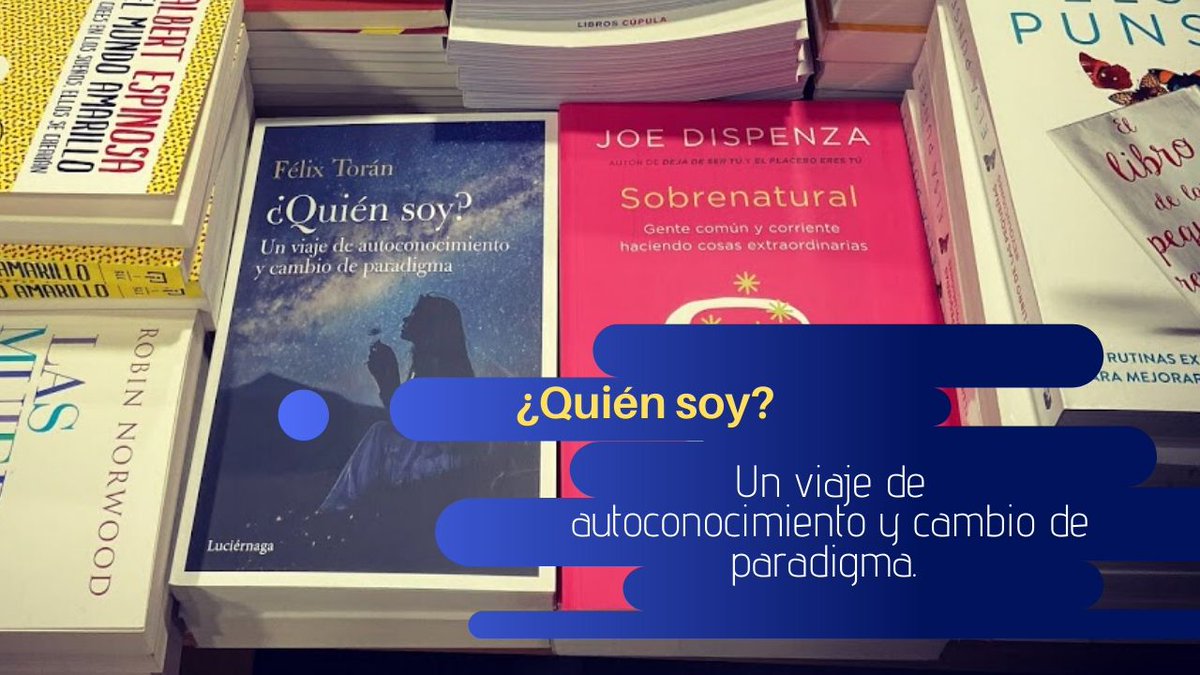 FelixToran's tweet photo. #BookTrailer de #QuienSoy. Un viaje de #autoconocimiento y cambio de paradigma que no te dejará indiferente.
Ya en #librerias y tiendas online.
https://t.co/51evpjQIVy
#crecimientopersonal #espitualidad #inspiracion #consciencia #meditacion #autodescubrimiento #psicologia https://t.co/WlJmhJ8aDj