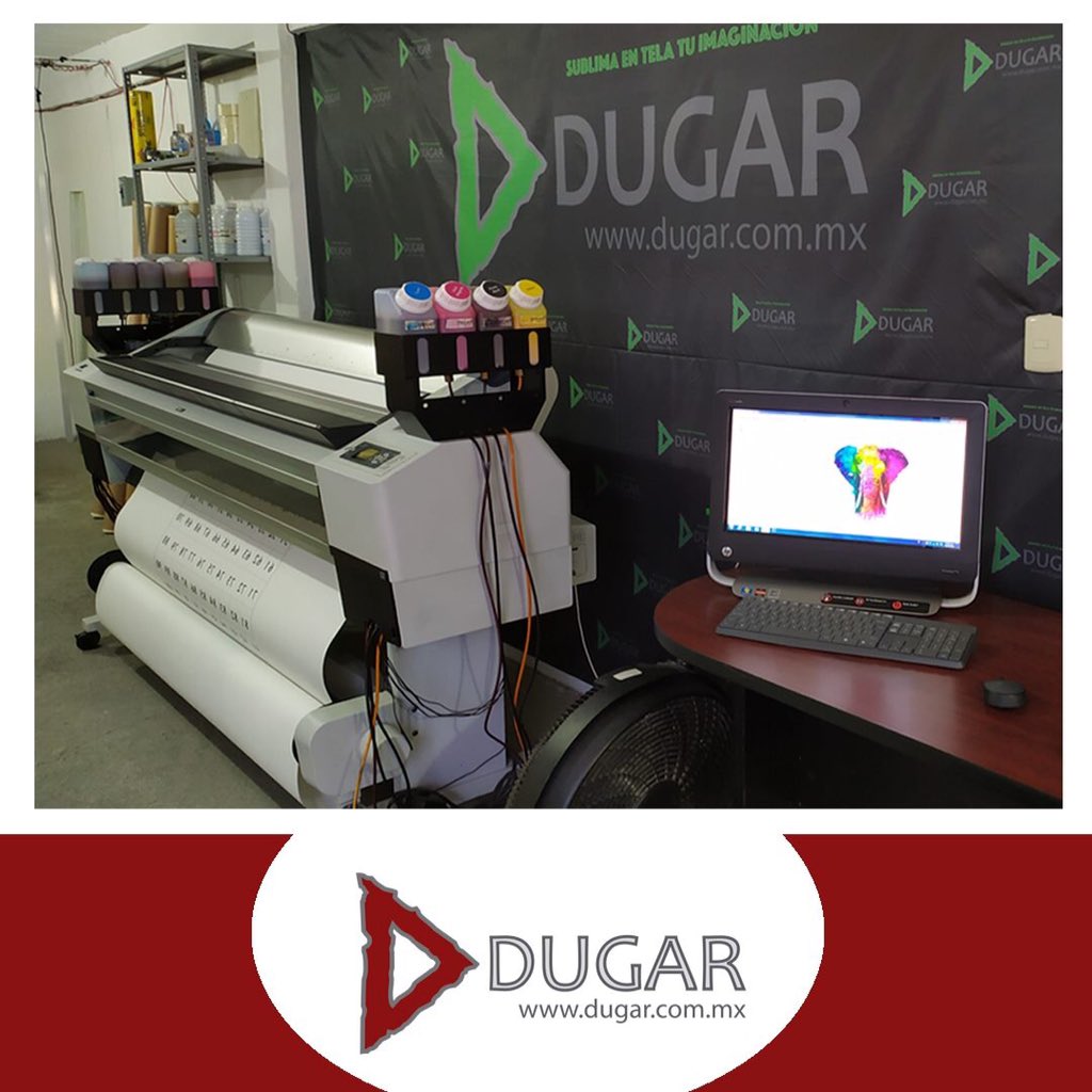 DugarMx's tweet photo. En DUGAR contamos con los equipos adecuados como nuestro Plotter Epson de calidad fotográfica con tintas de sublimación de 9 colores.
.
🌎https://t.co/QLrOV9RNoZ
📱5536 6032
📨ventas@dugar.com.mx
#TelaSublimada https://t.co/I6oUXhTkHr