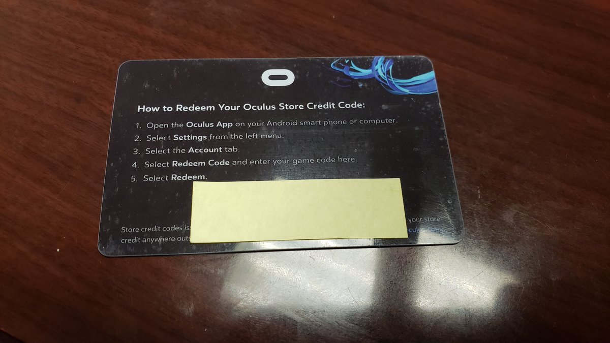 oculus quest store gift card