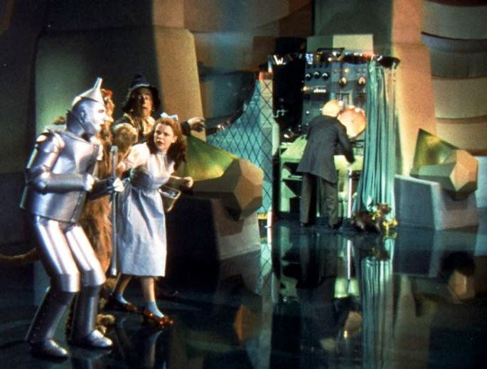 wizard of oz, the man behind the curtain