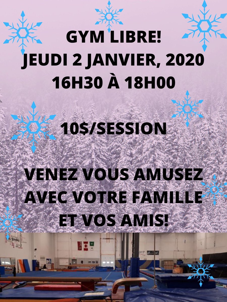 LesSittelles's tweet photo. Gym libre! https://t.co/GkKnRfxcLo
