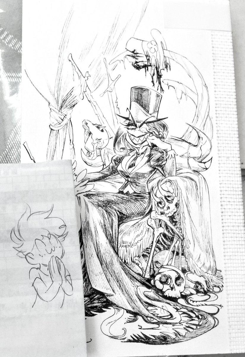 #Villainous #ladyBH
New sketchbook, new cover
I love my lady 