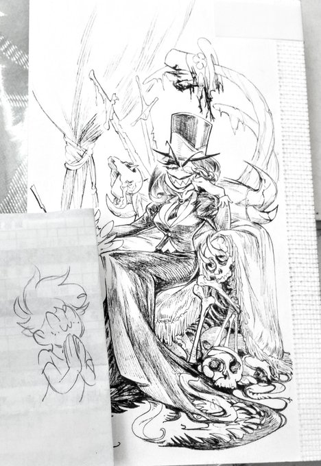 #Villainous #ladyBH
New sketchbook, new cover
I love my lady 