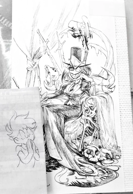#Villainous #ladyBH
New sketchbook, new cover
I love my lady 