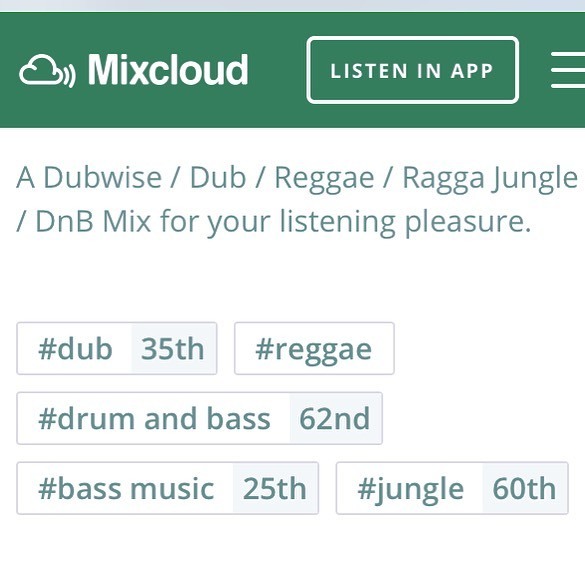 djskirtbag's tweet photo. Just noticed that my latest mix is charting in FOUR charts on Mixcloud! 
25th in #bassmusicchart 
35th in #dubchart 
60th #junglechart and 
62nd in #drumandbasschart ... 🔊🔊🔊 Link to the mix in bio

#reggaemix #reggaegirl #selectress #drumandbass #dru… https://t.co/ZAmbIsunpf https://t.co/VQ8tBX6pex