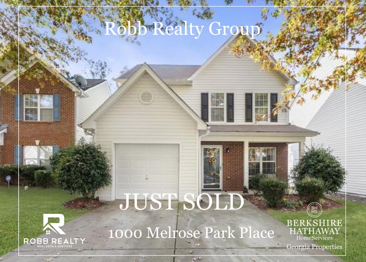 RobbRealtyAtl's tweet photo. ๐ก JUST SOLD! Errol grabbed this sweet Lawrenceville home for our clients in the Discovery Mill school district for a steal! ๐
#lawrenceville #gwinnett #discoverymill #homesweethomes #greathomes #gwinnettcounty #bhhsga #robbrealtyatlanta #sold #investmentproperties https://t.co/JOYQcdQYZk