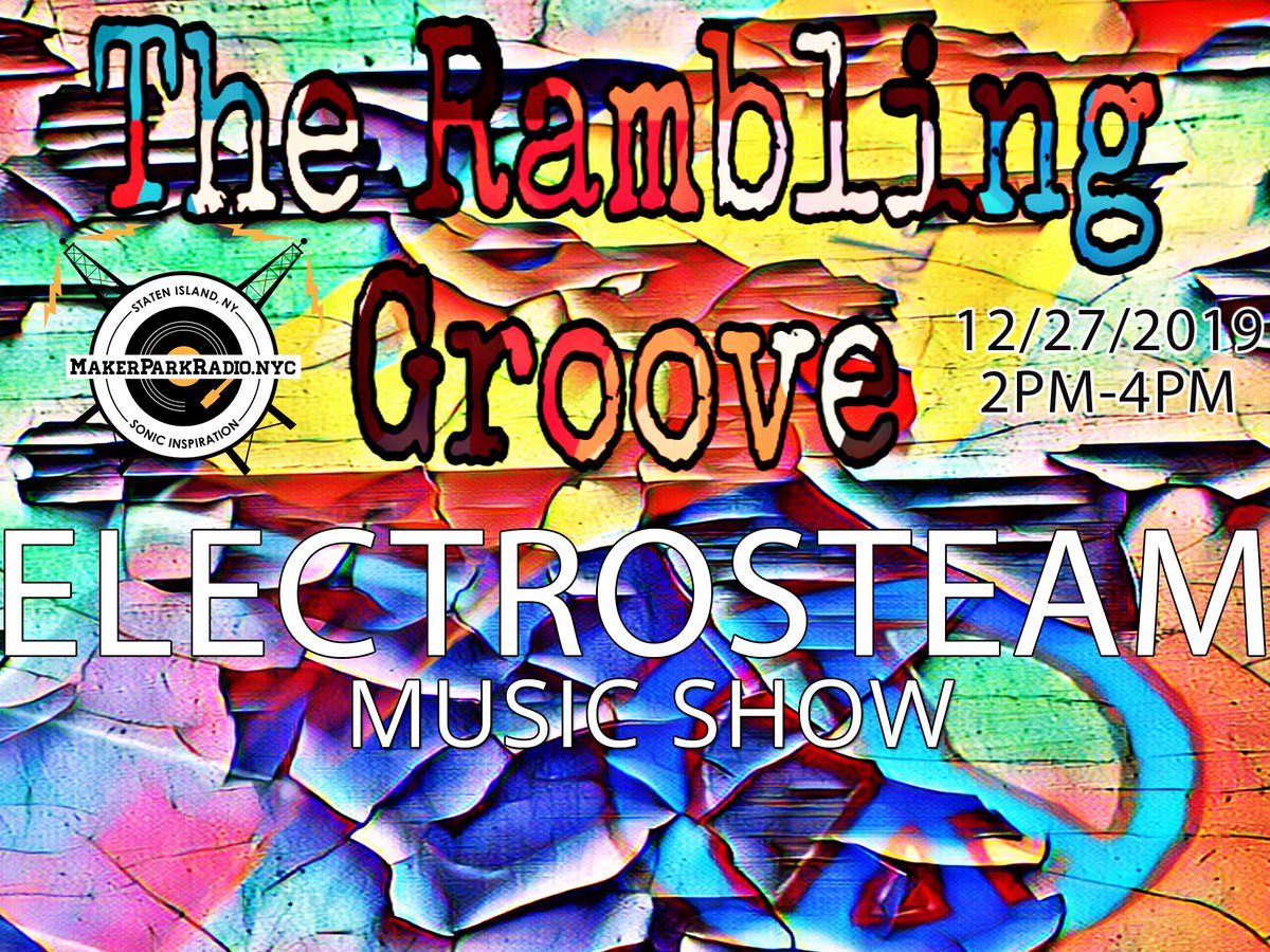 electrosteamnyc's tweet photo. Electrosteam Show is live now MakerPark Radio - https://t.co/EFdWNZU56O The Rambling Groove - Premier !
https://t.co/eWeEb8GwN0 #1970s #rock #grunge #alternative https://t.co/64OBCxcZHm
