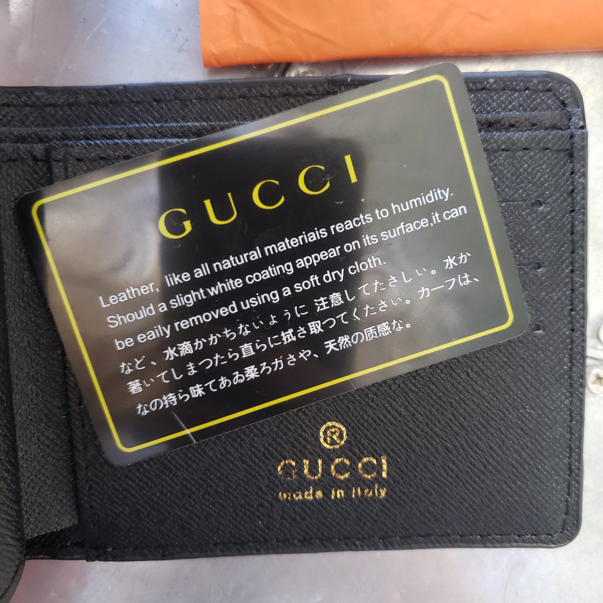 gucci made in italy wallet