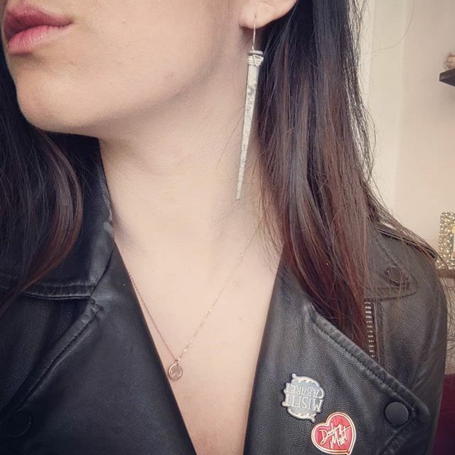 jordynathan's tweet photo. Coffin nail earrings are my new favorite accessory #momentomori #coffinnails https://t.co/MADPpmngN3 https://t.co/7CS07YSl0M