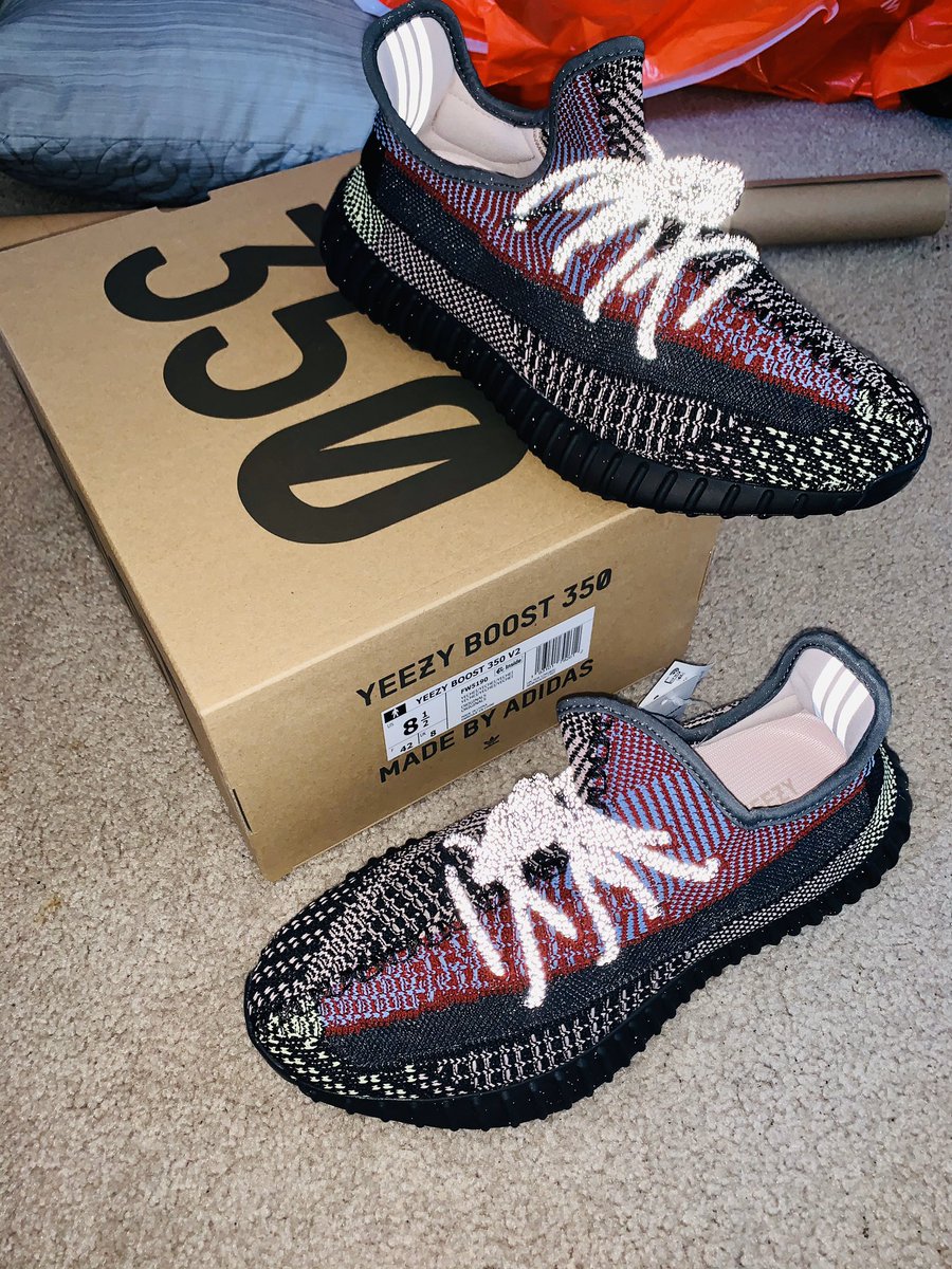 Yeezy Boost 350 V2 YECHEIL SPLY 350 Greeting Card by