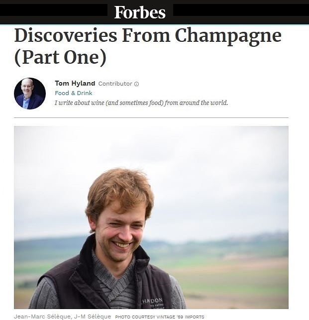 SoilAir's tweet photo. 🥂Cheers for Champagne!🥂
Forbes wrote a sparkling article on Champagne producers featuring 3 winning cuvees from our @champagne_hblin! 🍾
⭐Blanc de Noirs NV
⭐Quintessence
⭐Rose de Saignee Extra Brut NV 

#champagne #hblin #meunier #marnevalley #winearticle #wineimporter #wine https://t.co/ZwlgxuUGw7