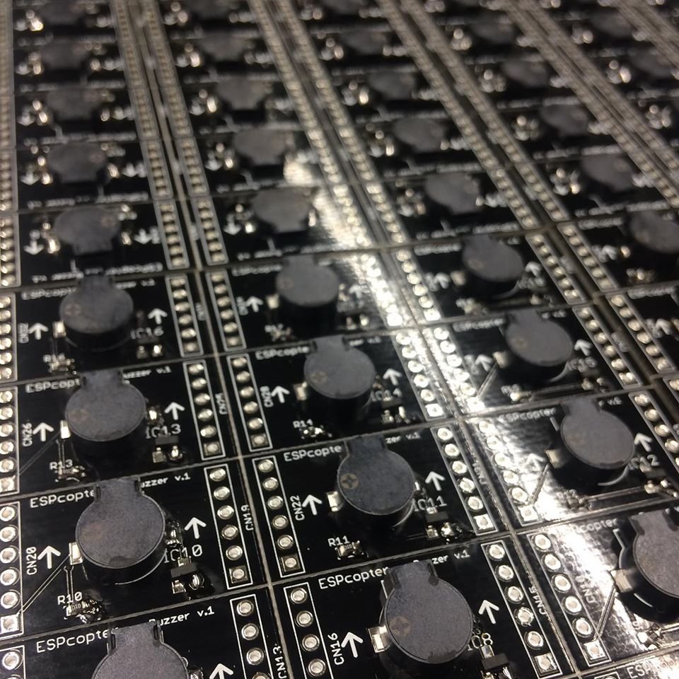 Production of ESPcopter is starting in this month. Thank you to all our wonderful backers, we appreciate all of your support! 
You can still pre-order at our store web site. store.espcopter.com