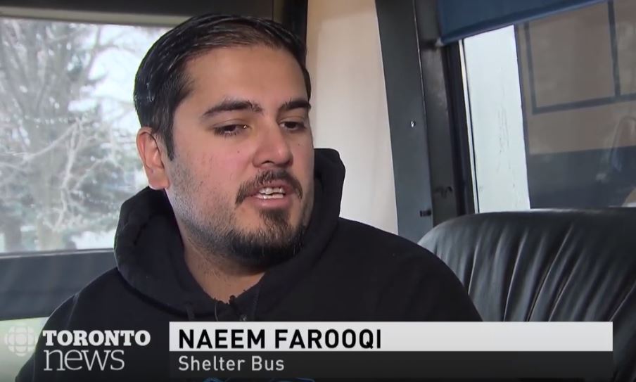 WSPCanada's tweet photo. A repurposed bus is providing safety, warmth, food and shelter for the homeless in Toronto, during Canada's cold winter months. Learn more about the @HFShelterBus project with champion and WSP employee, @NaeemFarooqi11 in an interview with @CBCToronto: https://t.co/18ttbsCm2J https://t.co/k1mv81qR62
