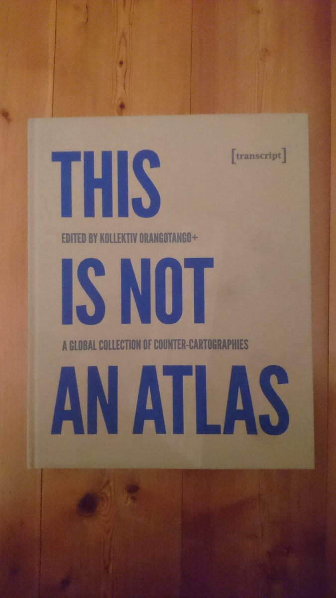Awesome christmas present by my parents: looks great, feels great and a most intriguing read  
#CriticalGeography #CriticalCartography
#NotAnAtlas