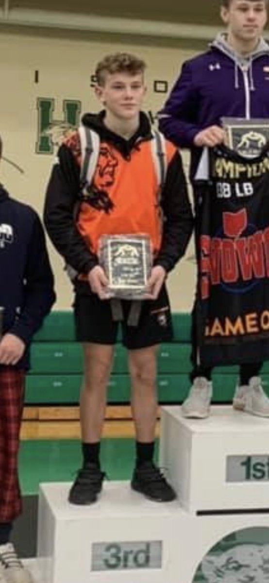 AHSRaptorsAD's tweet photo. This was @AndersonRedskin FRESHMAN @AHSkinWrestling MACLAIN MORENCY receiving his 3rd Place Plaque last week at the prestigious Coaches Classic!!! Only 7 Freshmen placed in the meet &amp; Maclain was the HIGHEST!!! He is in the Quarterfinals at GMVWA after 2 WINS!!! #AHSisEXCITED https://t.co/dAFiypCm87
