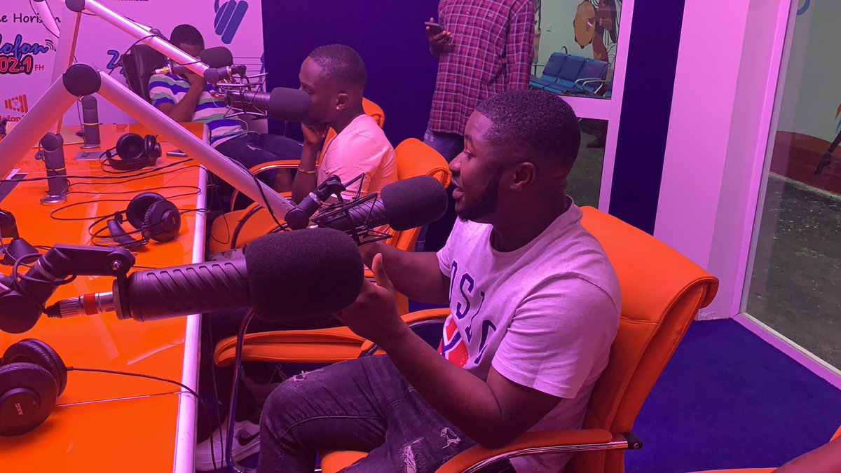 log3tv's tweet photo. Speaking on upcoming high school holidays soccer tournament on the 4th January, 2020 @zylofon1021fm . Come register your school for free https://t.co/OqhoOCtEAa