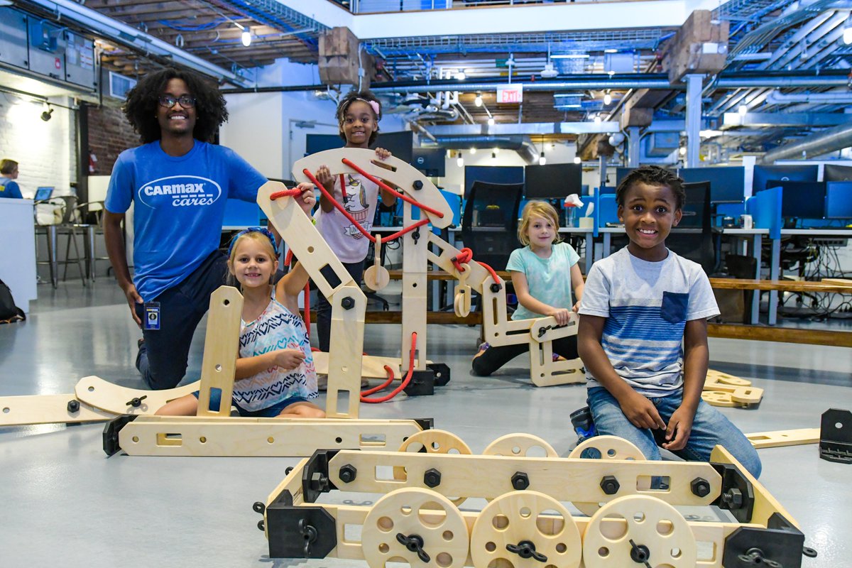 kaboom's tweet photo. Through the Future Innovators Program, we're working with The @CarMax Foundation to help kids collaborate, play and prepare for their future in #STEM with @Rigamajig! https://t.co/jf54Pj2kgJ https://t.co/iZKR9BeTkQ