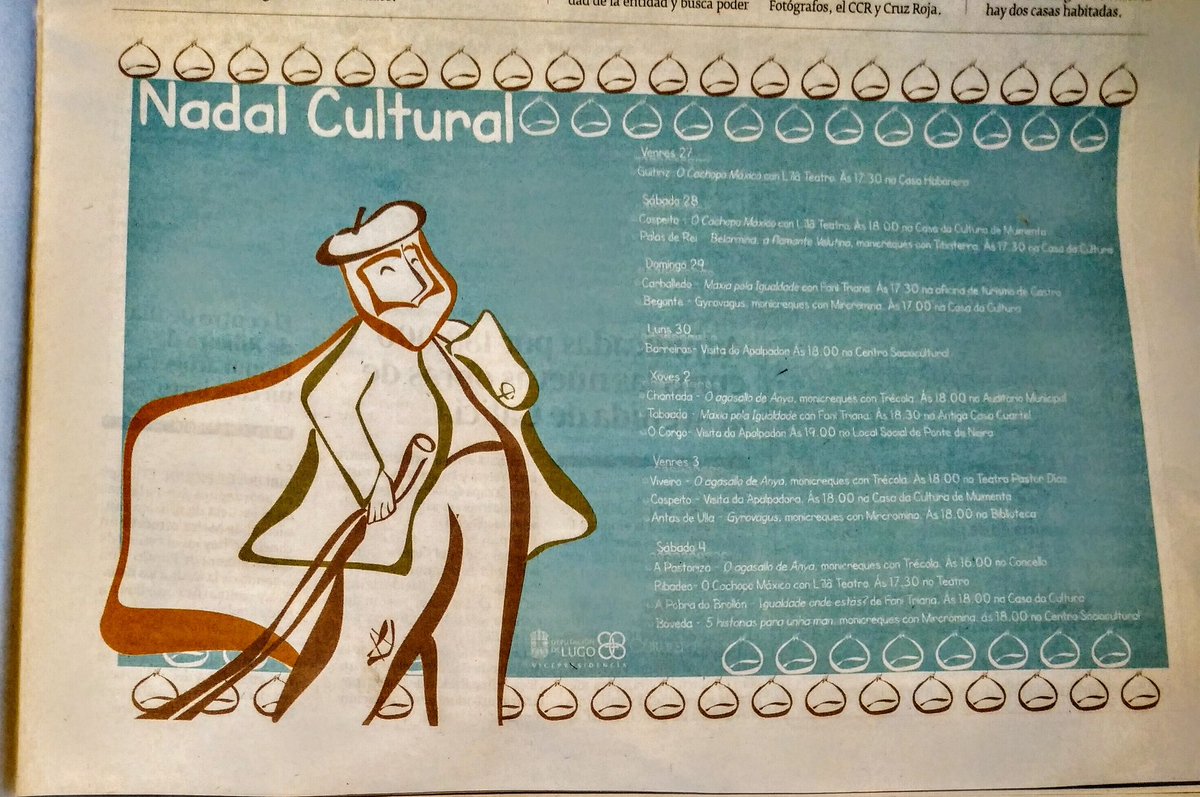 Ailolailo64's tweet image. Do  programa "#NadalCultural " da @TurCulDepuLugo ! 
#Monicreques en #Begonte 🎭