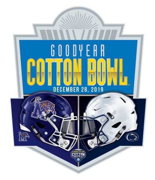 A big Texas welcome to everyone in town for the 84th <a href="/goodyear/">Goodyear</a> <a href="/CottonBowlGame/">Goodyear Cotton Bowl Classic</a> between <a href="/PennStateFball/">Penn State Football</a> &amp; <a href="/MemphisFB/">Memphis Football</a> at <a href="/ATTStadium/">AT&T Stadium</a> 🦁🐯🏈