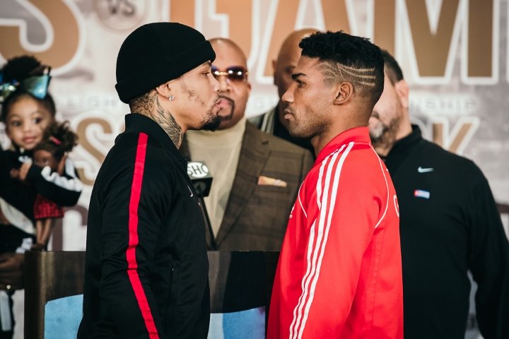 boxingscene's tweet image. Gervonta Davis Overweight, Shoves Gamboa, Ignites Brawl dlvr.it/RM27bC