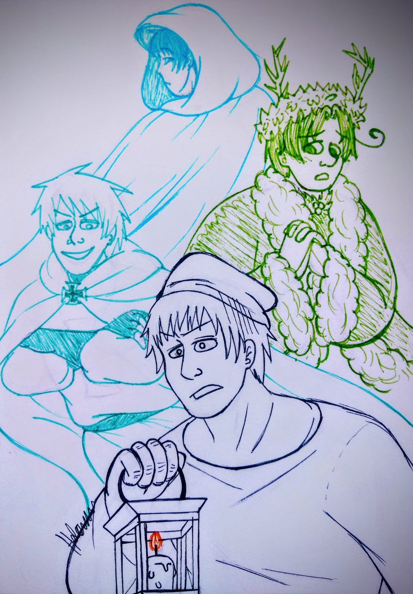 helozinha_art's tweet photo. Hetalia Xmas Event 2019 - Day 7: Christmas Carol
#hetaliaxmasevent #hetalia #aphaxis #aphgermany #aphitaly #aphjapan #aphprussia https://t.co/SfRDJnp0BK