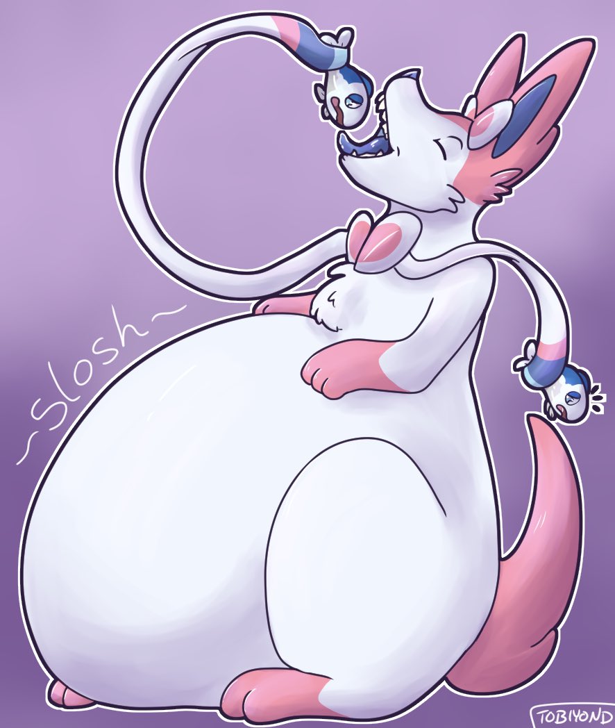 final piece of my Eeveelution series features a Sylveon getting some fresh ...