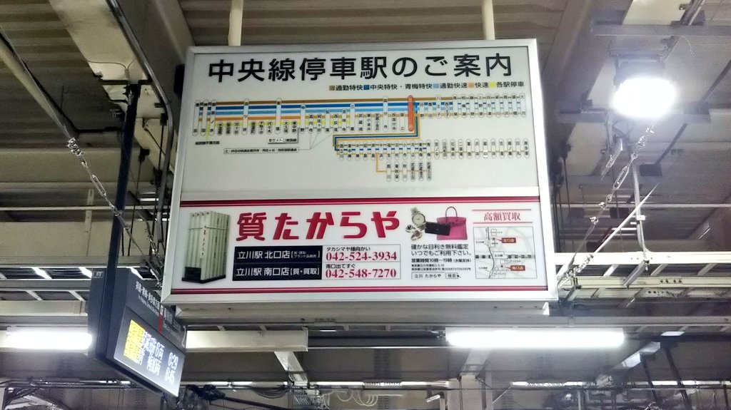 ○真のお宝 東京都 中央線 総武線 青梅線 停車駅 駅名板 JR 約196cm