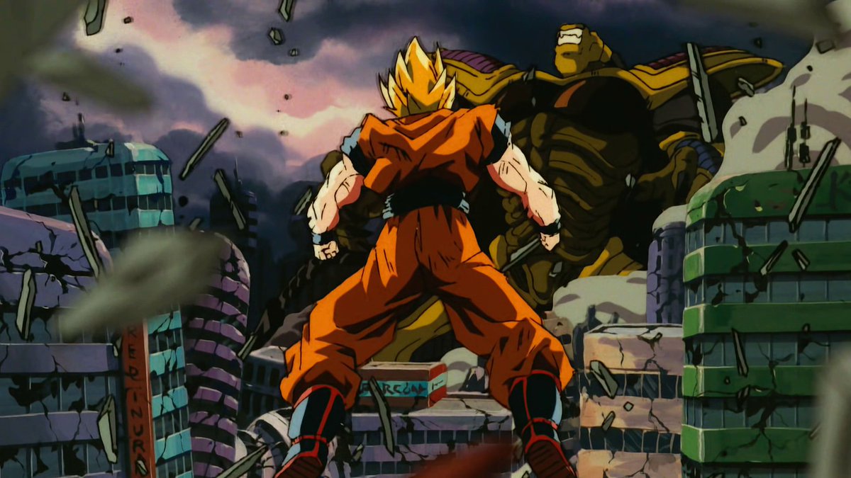 Juanmanuel On Twitter Goku Vs Hildegarn Movie Dragon Ball Z Wrath Of The Dragon 1995