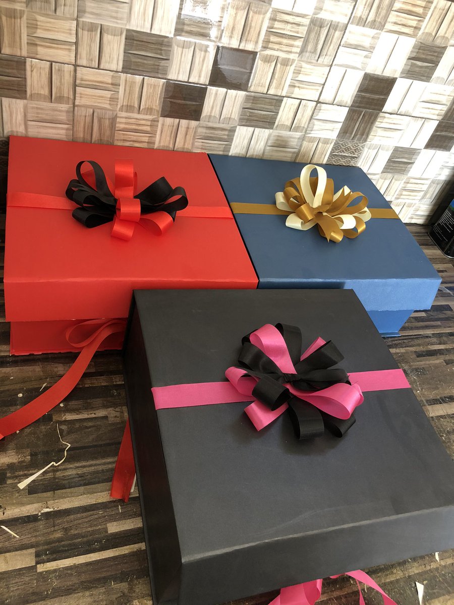 Quality gifts 🎁 boxes is our No. 1 satisfaction to our customers.. #creativityredefined #Retweet Thank you 😊 🌺