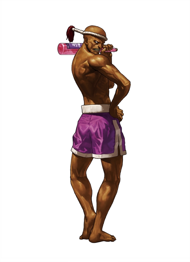 HWA JAIAge: 34Country: ThailandTeam: Kim TeamOrigins: Fatal Furya former muay thai champion who went toe to toe with joe in the fatal fury series. hwa jai returned to thailand after cutting ties with geese, but kim recruits him to salvage jai's reputation.