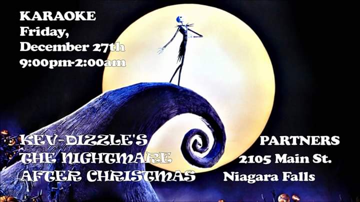 BarPartners's tweet image. Be merry and be scary TONIGHT!! Sing and party with us now that the Christmas rush had passed!! Bring family or friends if they are in town for the holidays!! Wear something scary or just come out and be festive!! @PartnersNF