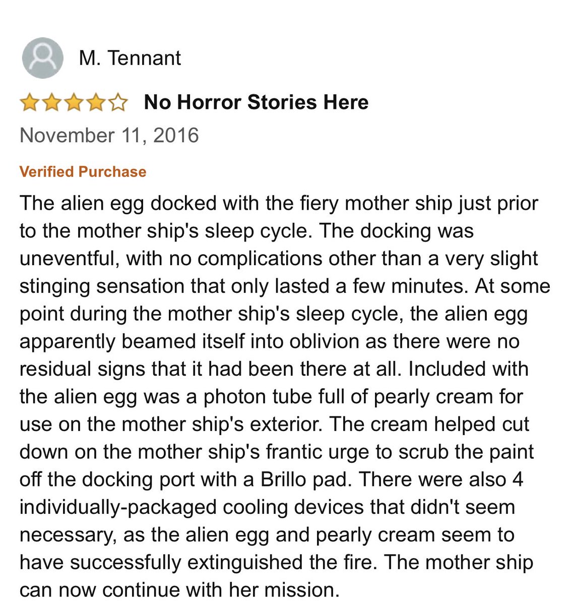 Carrie has a yeast infection and has never used Monistat before so we were googling the little egg thing you put inside of you and found this review