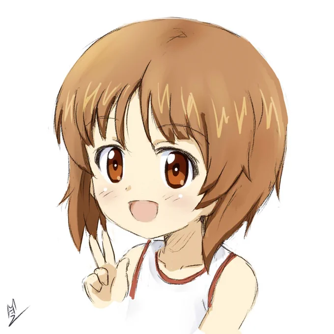 みぽりん幼少期

#ガルパン 