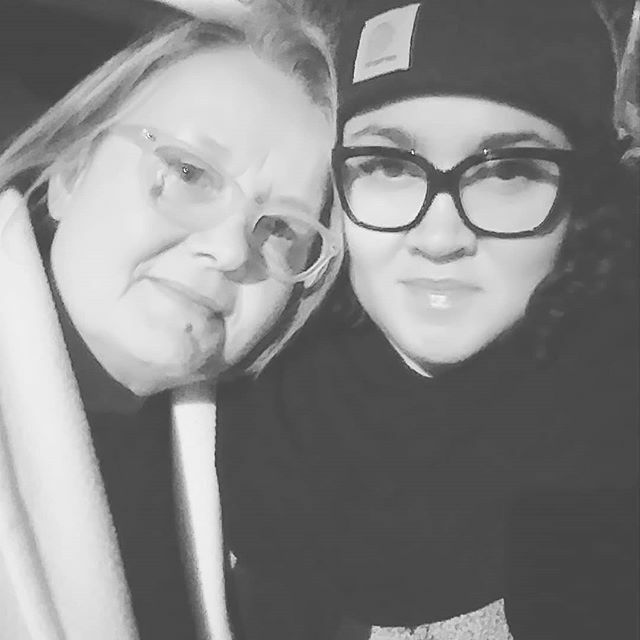 Date night🌙 with the birthday 🎂 lady. Happy Birthday to my beautiful Mama. Love you More💜