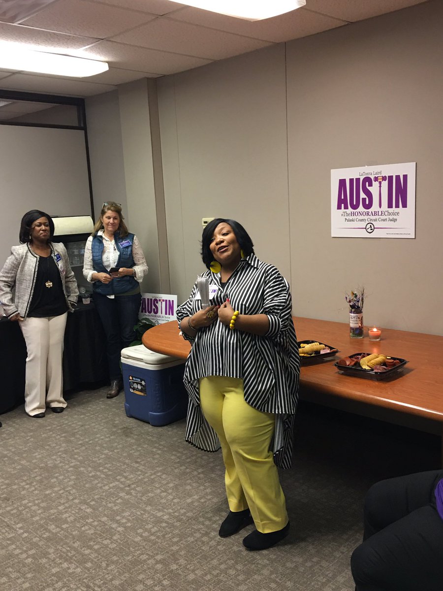HonorableChoice's tweet photo. Thank you to all of the friends, supporters, and #Austin4JudgeAllies for coming out tonight and showing your support. A special thank you to @ardameocrats for your acknowledgment and support as we make our push toward March 3, 2020. #Austin4Judge #TheHonorableChoice https://t.co/tXaR3C4jK3