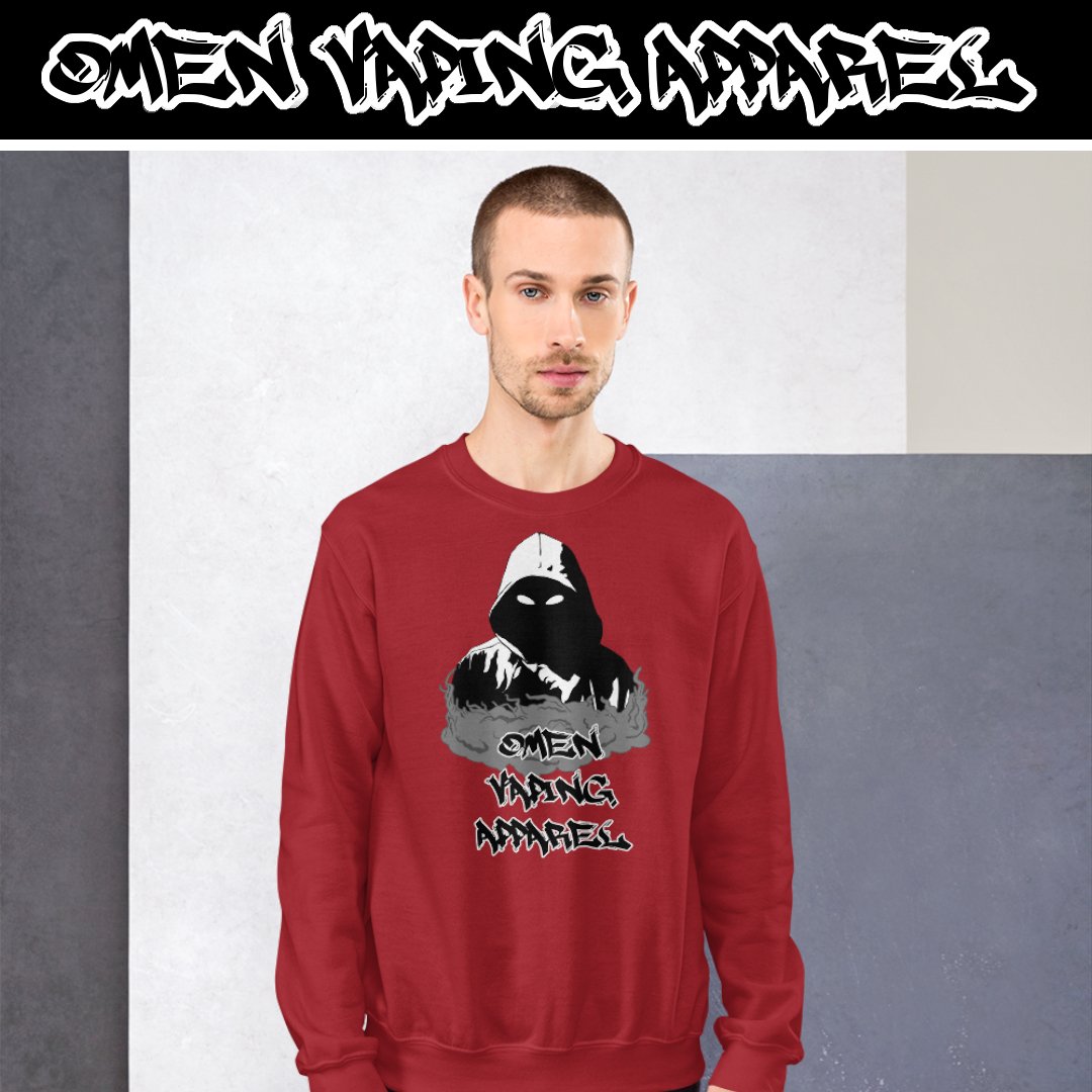 omen_va's tweet photo. The Omen Sweatshirt
Grab yours now 
https://t.co/0tcL5FjYNY

#vape #sweatshirt #vapefam #sweaterweather #vapers https://t.co/VdqJjjyyDY