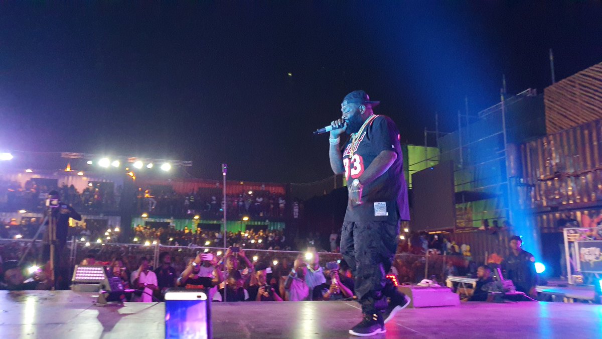 Hitz1039FM's tweet photo. Biggest boss that you've seen thus far. @rickross #DettyRave19 https://t.co/e6LDbctElw