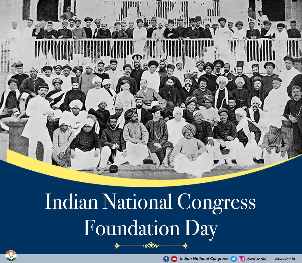 Today is the 135th #CongressFoundationDay.
I will attend the flag hoisting ceremony at the AICC this morning & later a public rally in Guwahati, Assam. 

On our foundation day, let us acknowledge the selfless contribution of millions of Congress men & women through the ages.