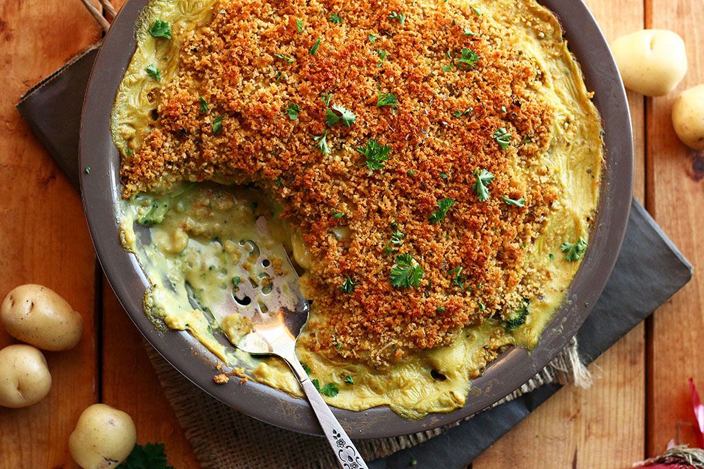 LittlePotatoFR's tweet photo. Une casserole végé hyper crémeuse! À servir avec un morceau de pain bien croûté https://t.co/bR6y8kSZTT #brocoli #végé https://t.co/ZzSuX4raeA