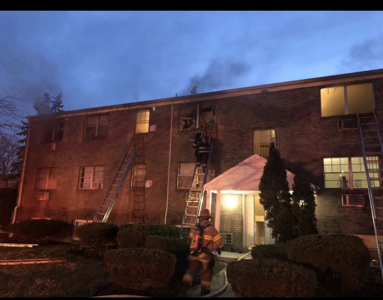 E12,L13 dash 12 Deputy Chief 6 working at box 1810 fire in a multiple dwelling.